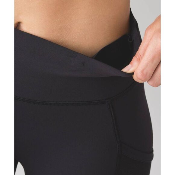 LULULEMON ATHLETICA Fast As Light Crop 'Black' Size 6 - Picture 6 of 10